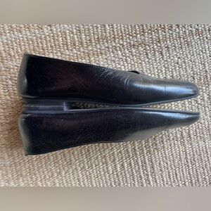 ALOHAS Black Leather Ballet Flats - Made in Portugal - Size 9